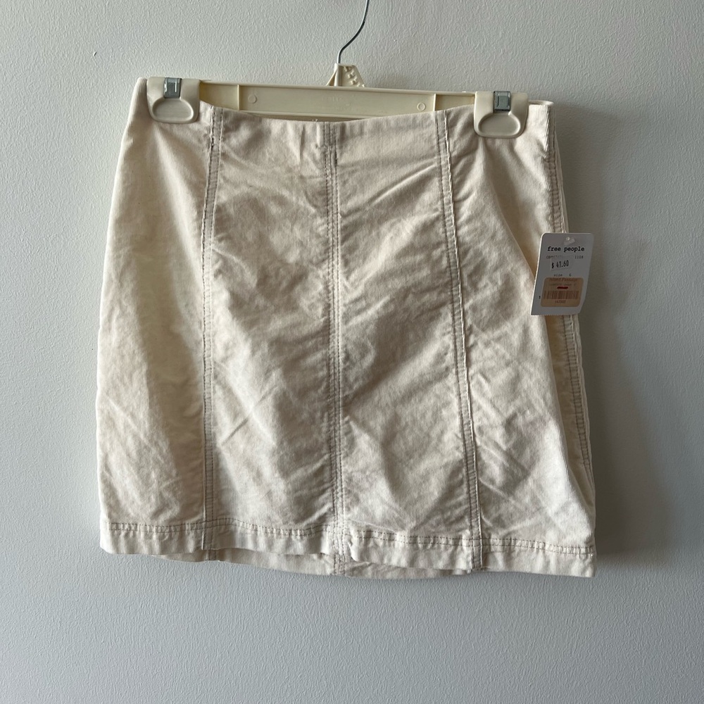 Cream Free People Skirt
